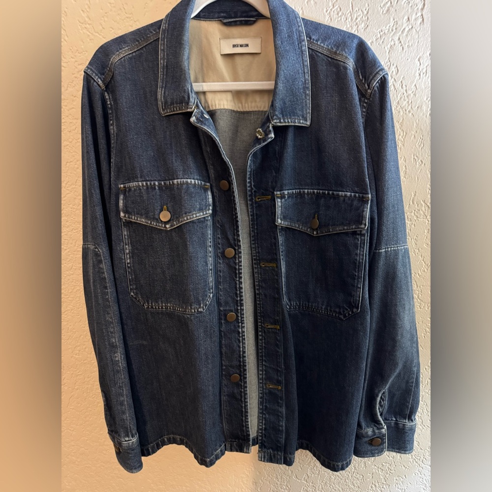 Buck Mason field shirt. Denim. Excellent condition